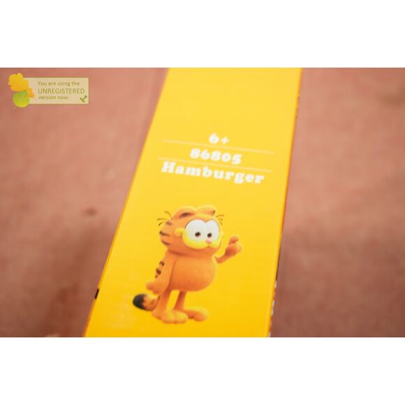 Pantasy The Garfield Movie Garfield Hamburger Buildable Brick Block Set 86805 - Picture 3 of 5